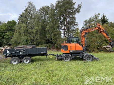 Doosan DX100W-7 inkl. tippkärra
